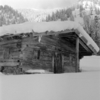 Jagdhütte bei der Rontalalm (Hinterriß) - 22.01.2023